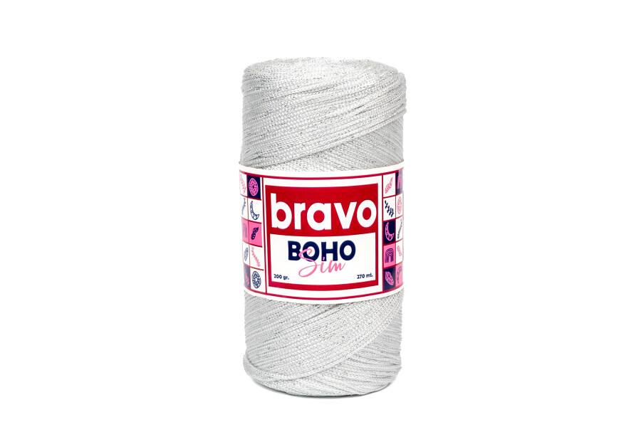 BRAVO BOHO SILVERY MACROME - 31