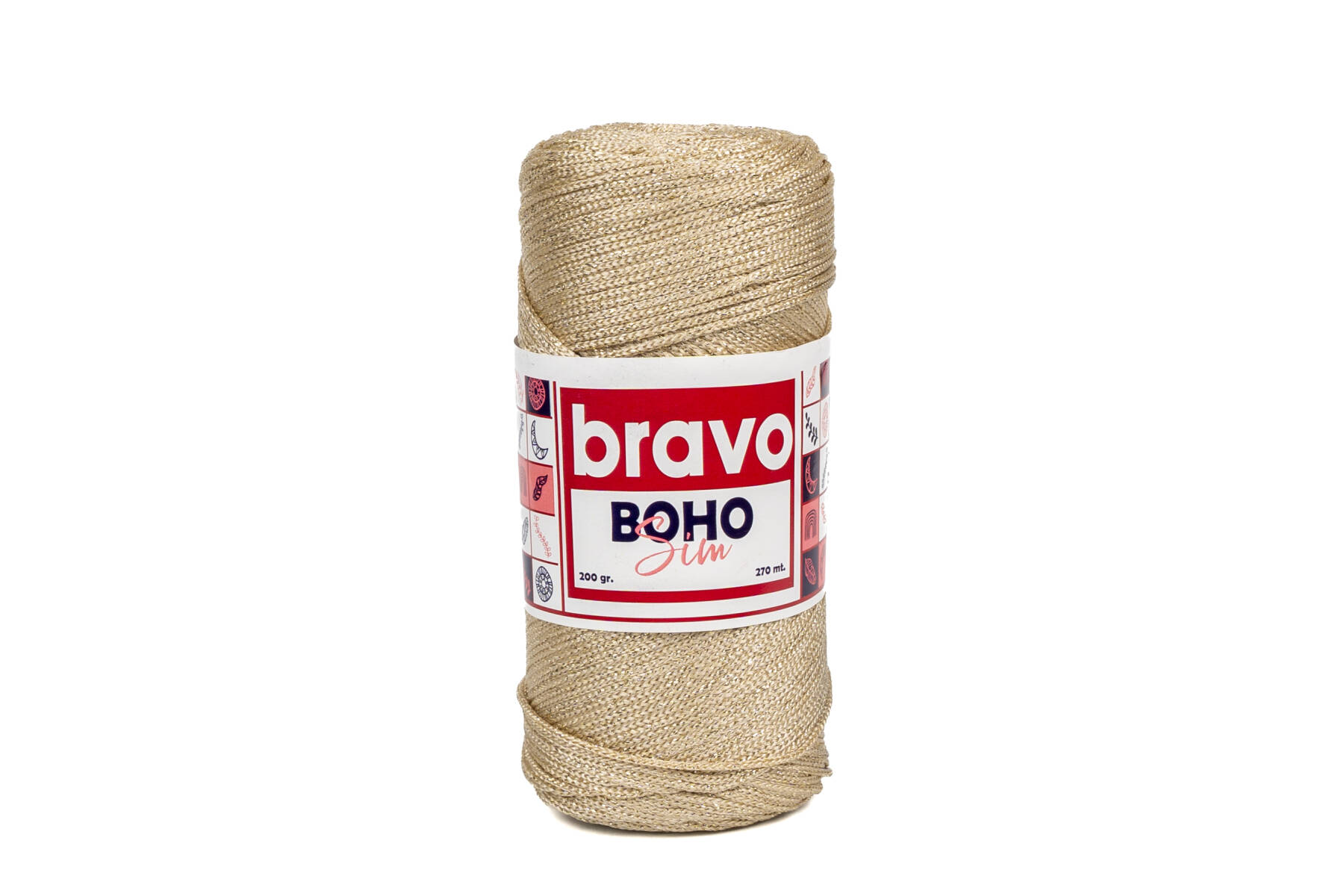 BRAVO BOHO SILVERY MACROME - 29