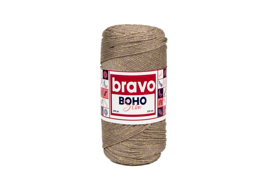 BRAVO BOHO SILVERY MACROME - 28