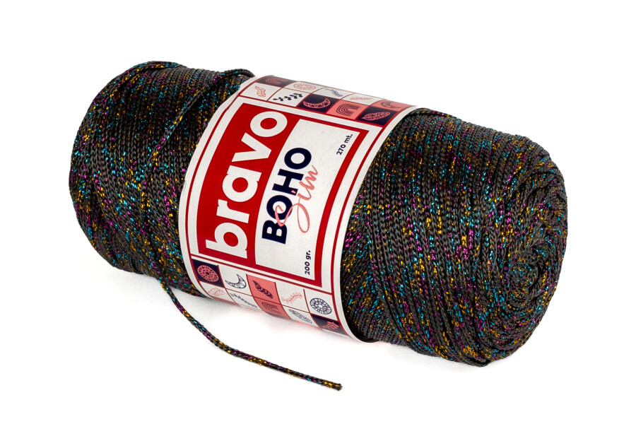 BRAVO BOHO SILVERY MACROME - 3