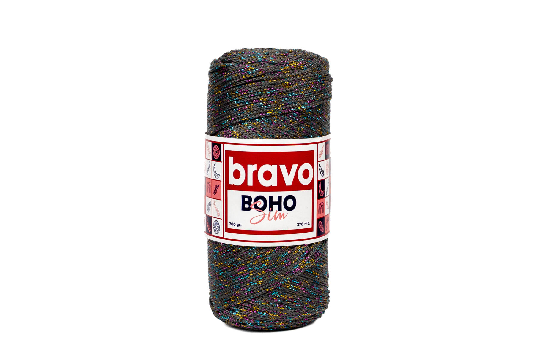 BRAVO BOHO SILVERY MACROME - 23