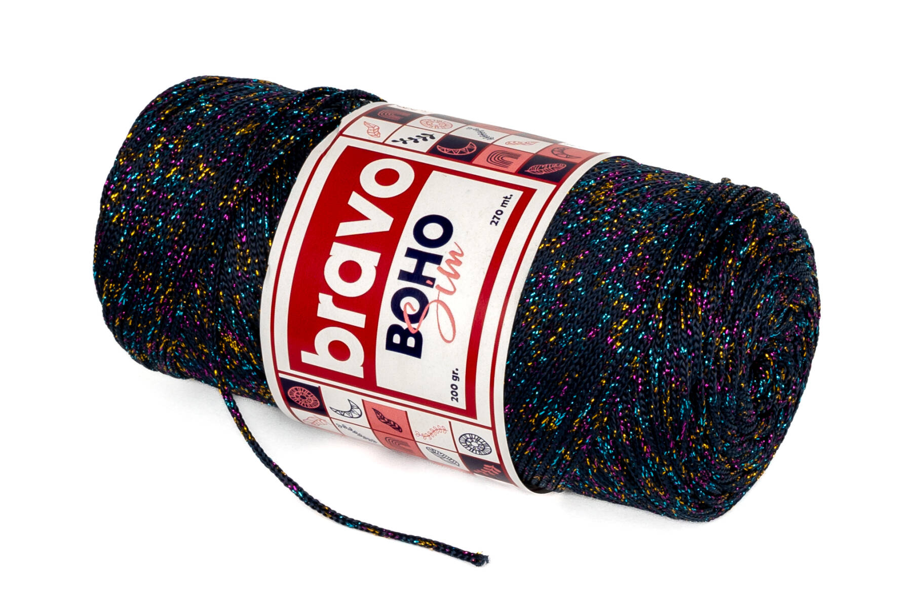 BRAVO BOHO SILVERY MACROME - 7