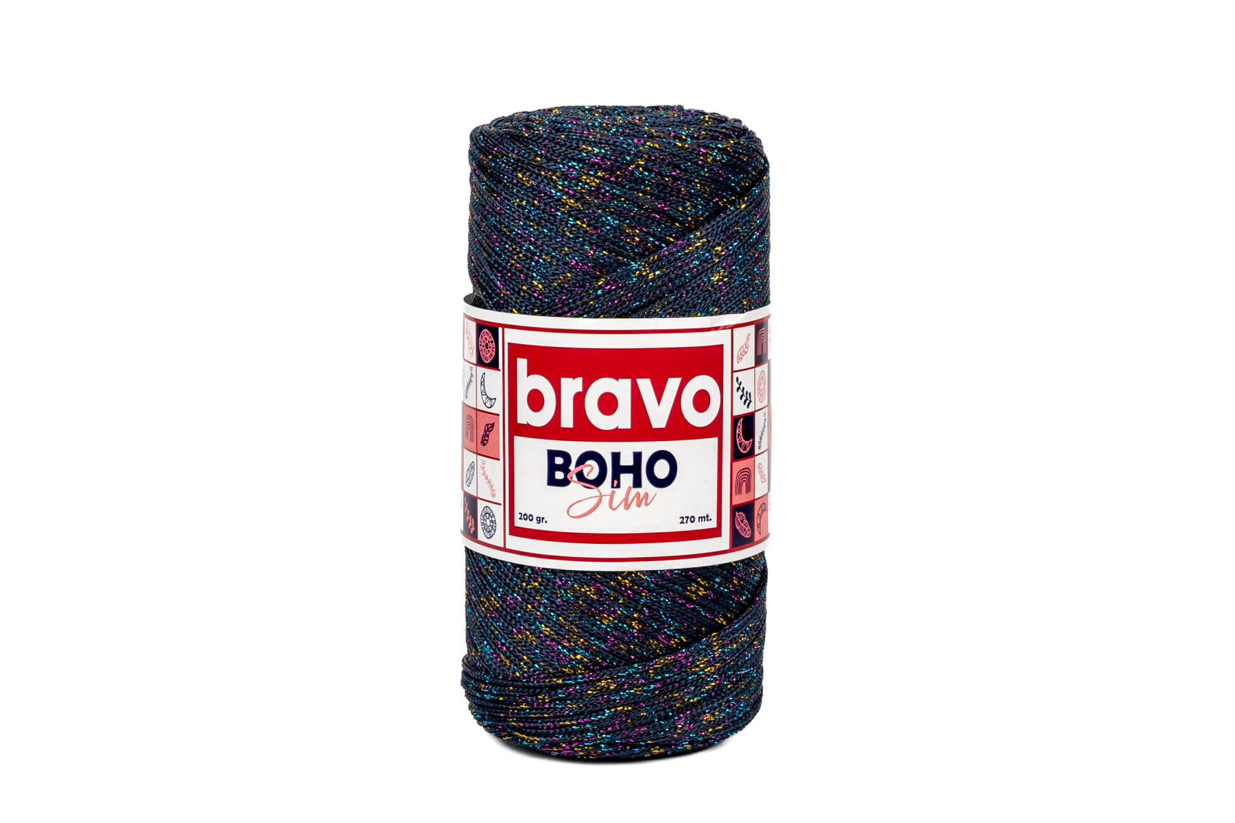 BRAVO BOHO SILVERY MACROME - 19