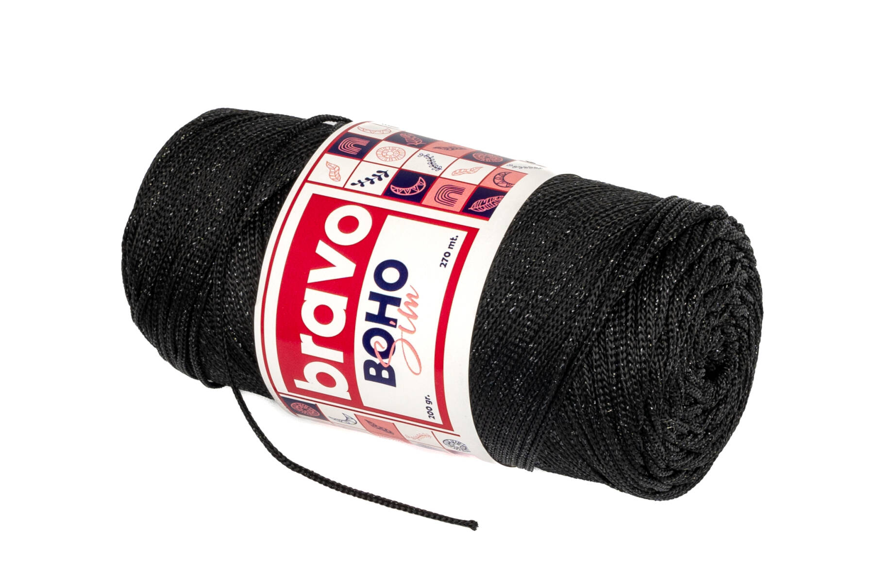 BRAVO BOHO SILVERY MACROME - 12