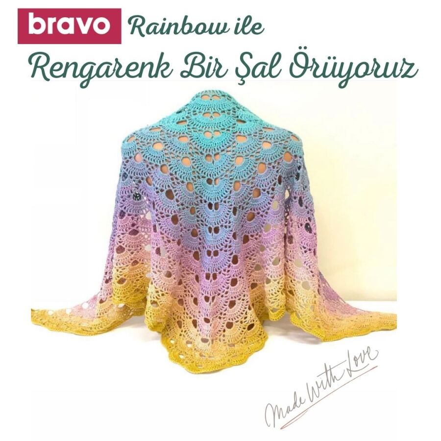 Yelpaze Şal Modeli - 